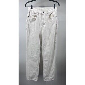 Rails Womens Size 27 The Topanga High Rise Straight White Denim Jeans Pants
